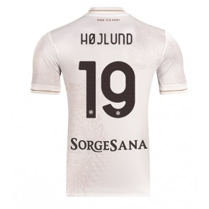 SSC Napoli Rasmus Hojlund #19 Vieraspaita 2025-26 Lyhythihainen